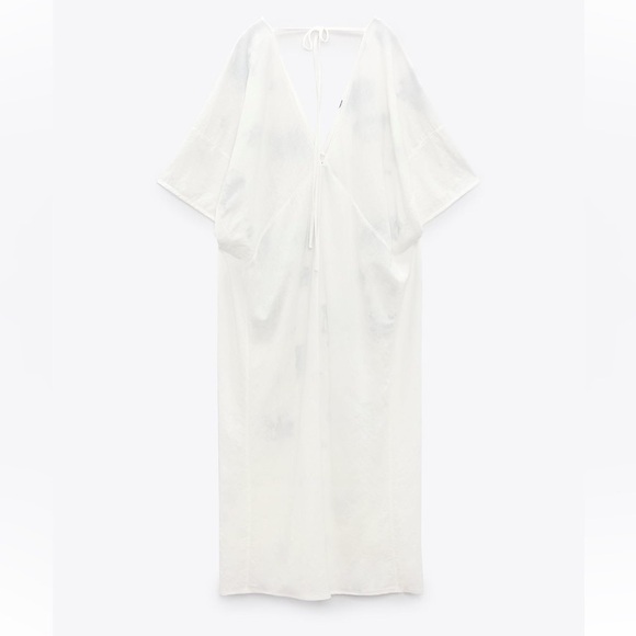 Zara NWT embroidered tunic dress - Picture 5 of 9